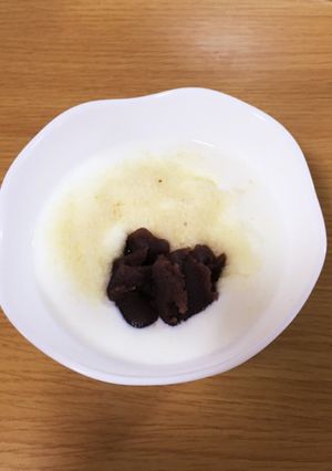 便秘解消！あんことおからの温ヨーグルト-レシピのメイン写真