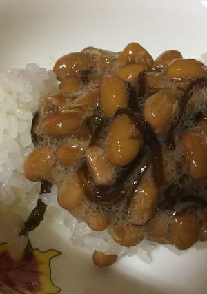 納豆ともずく酢のご飯-レシピのメイン写真