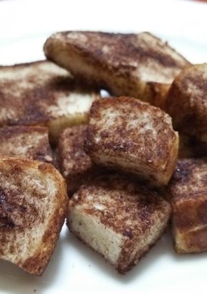 時短！冷凍食パンdeココアラスク☆レンジ-レシピのメイン写真