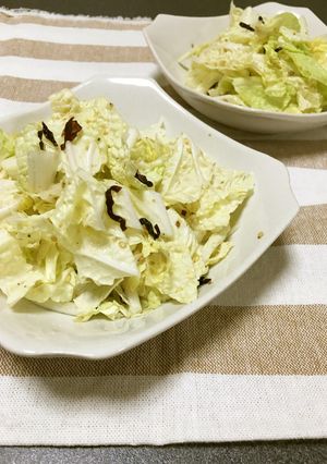 材料４つで簡単！白菜シャカシャカサラダ-レシピのメイン写真