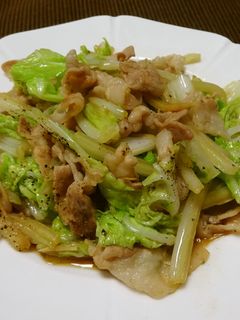 白菜のスタミナ炒め*うま塩-レシピのメイン写真