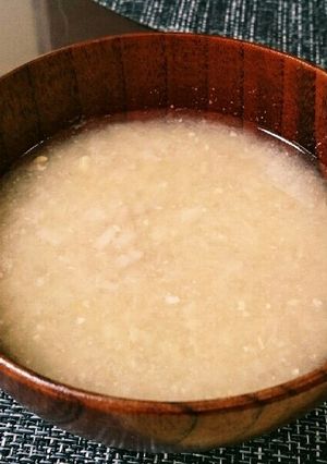 大根おろしと刻みれんこんの味噌汁-レシピのメイン写真