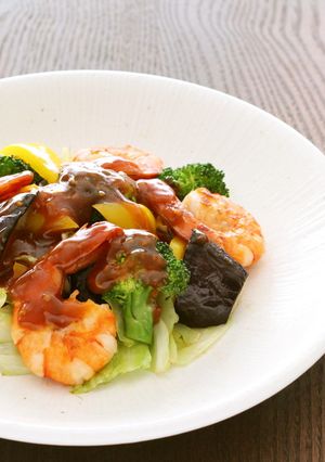 かけて中華！海老と野菜の中華ソースかけ-レシピのメイン写真