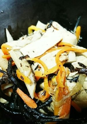 ひじきと高野豆腐の重ね煮-レシピのメイン写真