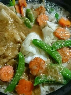 甘酒を使った板麩のすき焼き-レシピのメイン写真