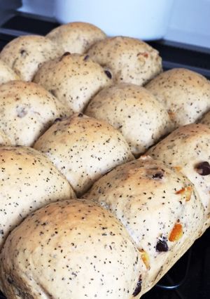 紅茶のちぎりパンにチョコとオレンジ-レシピのメイン写真