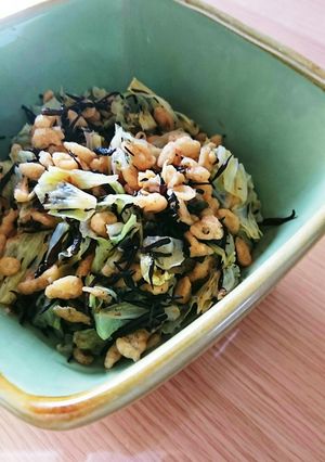 キャベツとひじきの和え物-レシピのメイン写真