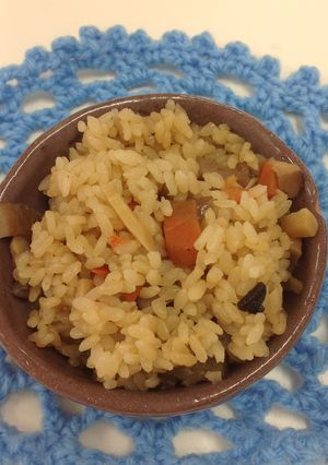 【簡単アレンジ】筑前煮で炊き込みご飯-レシピのメイン写真