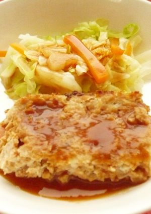 ヘルシーハンバーグ・保育園給食-レシピのメイン写真