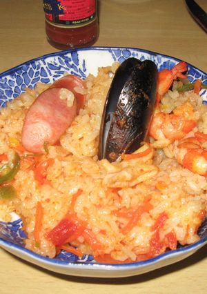 炊飯器で作るなんちゃってパエリア-レシピのメイン写真