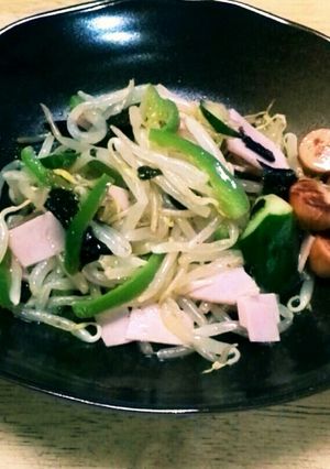 ピリからもやしのいためもの-レシピのメイン写真