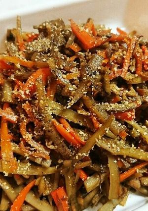 ご飯に合う。いつもの☆きんぴらごぼう-レシピのメイン写真