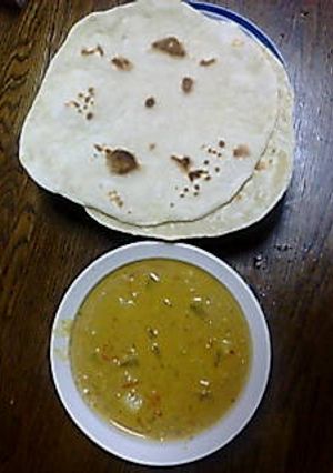 インド風大根カレーとナン-レシピのメイン写真