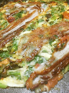 残り野菜で手抜きお好み焼き-レシピのメイン写真