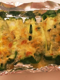 簡単!まるごとピーマンのジャコマヨ焼き!-レシピのメイン写真