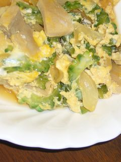 ゴーヤと高野豆腐の卵とじ-レシピのメイン写真