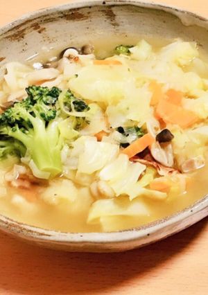 お腹に優しい素材だけ野菜スープ♡-レシピのメイン写真