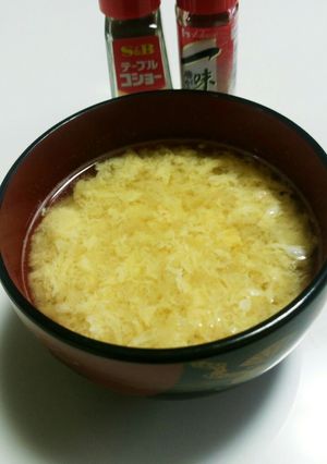ふわふわ＊白味噌で甘辛な卵のお味噌汁＊-レシピのメイン写真