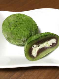 レンジで簡単!抹茶大福 霧の森風-レシピのメイン写真