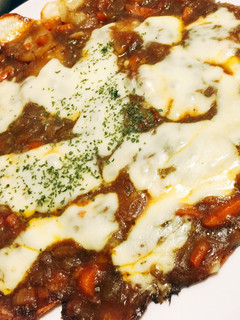 カレーリメイク!カレーじゃがいもピザ!-レシピのメイン写真