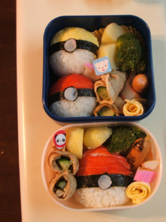 幼稚園のキャラ弁(モンスターボール)-レシピのメイン写真
