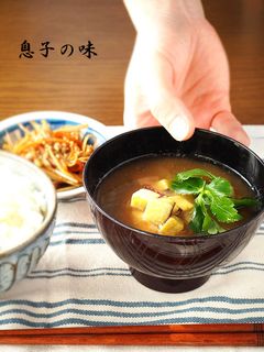 合わせ味噌で作る さつまいものお味噌汁-レシピのメイン写真