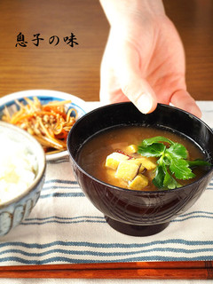 合わせ味噌で作る さつまいものお味噌汁-レシピのメイン写真