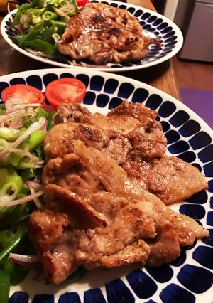 オーガニックリンゴソースで作る生姜焼き-レシピのメイン写真