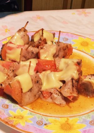 絶品！豚バラトマトチーズ焼き-レシピのメイン写真