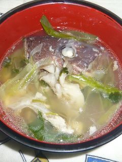 鯛のあらのお吸い物-レシピのメイン写真