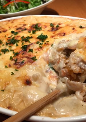 カレーリメイク♪クリーミー海老ドリア-レシピのメイン写真