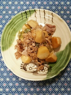 里芋と豚肉のしょうゆ煮-レシピのメイン写真