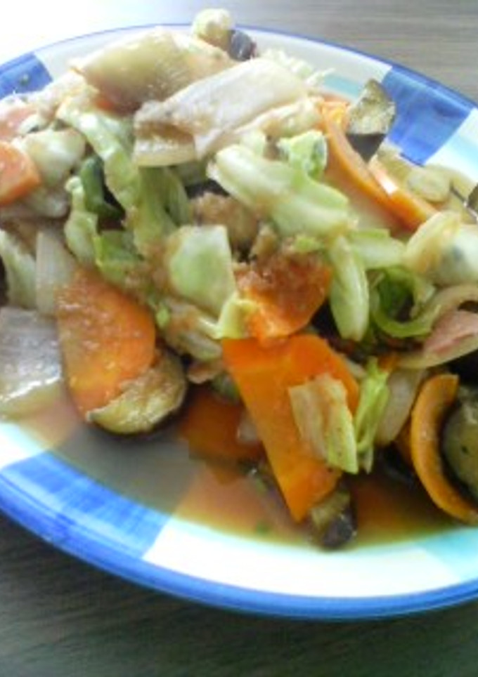 野菜のみぞれ炒め-レシピのメイン写真