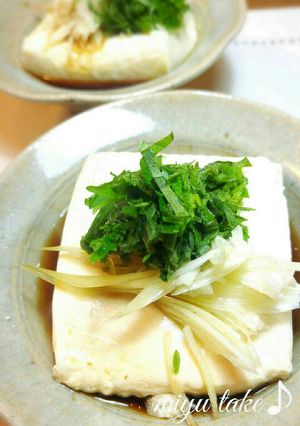 たっぷり香味野菜のレンチン温奴♪-レシピのメイン写真