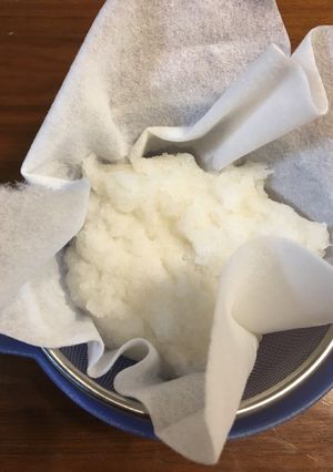 大根おろしの水切り-レシピのメイン写真