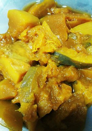 無水鍋でかぼちゃの煮物♥基本♥ストウブ♥-レシピのメイン写真