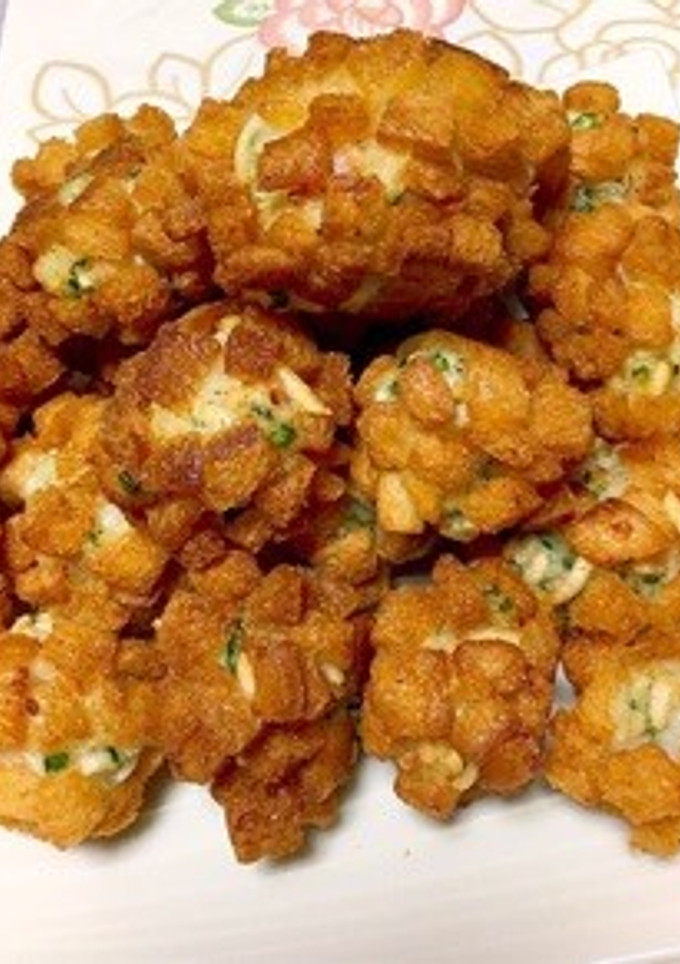 主食系☆紫陽花揚げ(卵アレルギー用)-レシピのメイン写真