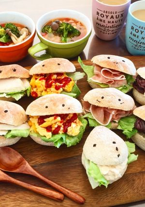 手作りパンサンドイッチ（パックリサンド）-レシピのメイン写真