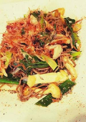 難波ねぎの焼き蕎麦～黒胡椒風味～-レシピのメイン写真