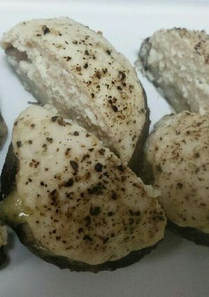 シイタケの肉詰めチーズ入り-レシピのメイン写真
