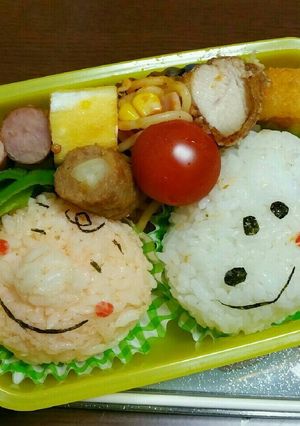 スヌーピー♡チャーリー。キャラ弁-レシピのメイン写真