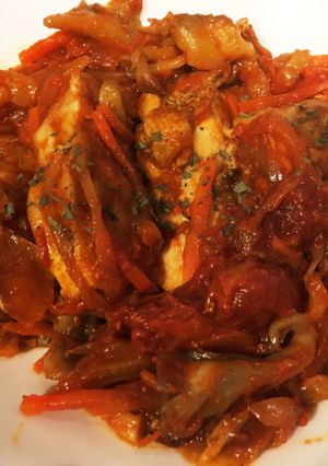 鶏胸肉のトマト煮-レシピのメイン写真