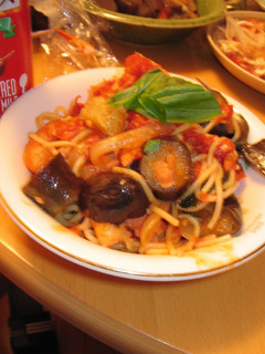 茄子とツナのトマトパスタ-レシピのメイン写真