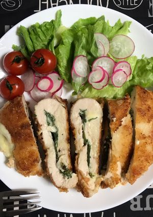 鶏むね肉で揚げ焼きチーズチキンカツ-レシピのメイン写真