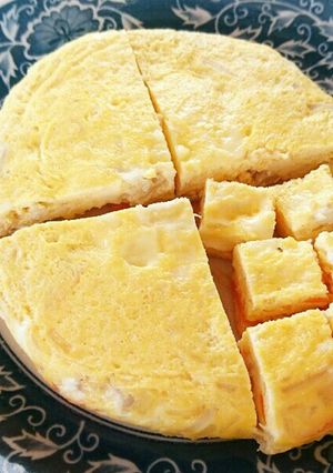 【離乳食後期】レンチン手づかみ卵焼き-レシピのメイン写真
