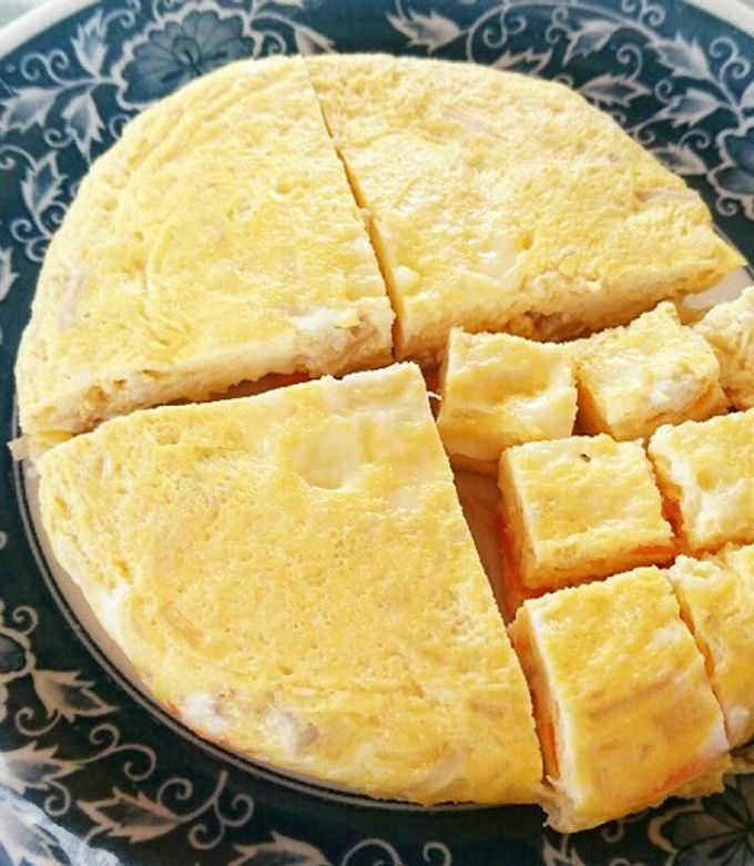 【離乳食後期】レンチン手づかみ卵焼き-レシピのメイン写真