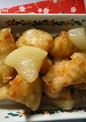 鶏ささみと大根の甘酢醤油煮-レシピのメイン写真