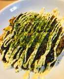 米粉のお好み焼き●スパム＆ゴーヤー玉