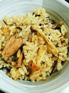 ツナとひじきの炊き込みご飯-レシピのメイン写真