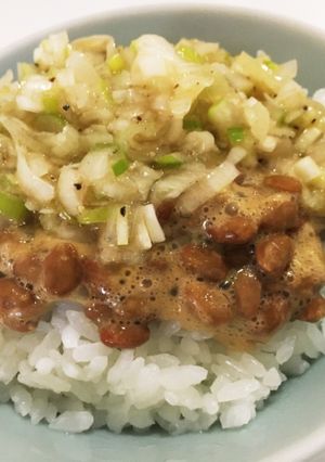 納豆に合うレモン果汁とごま油のネギソース-レシピのメイン写真